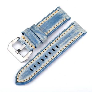 Distressed Leather Watch Band 